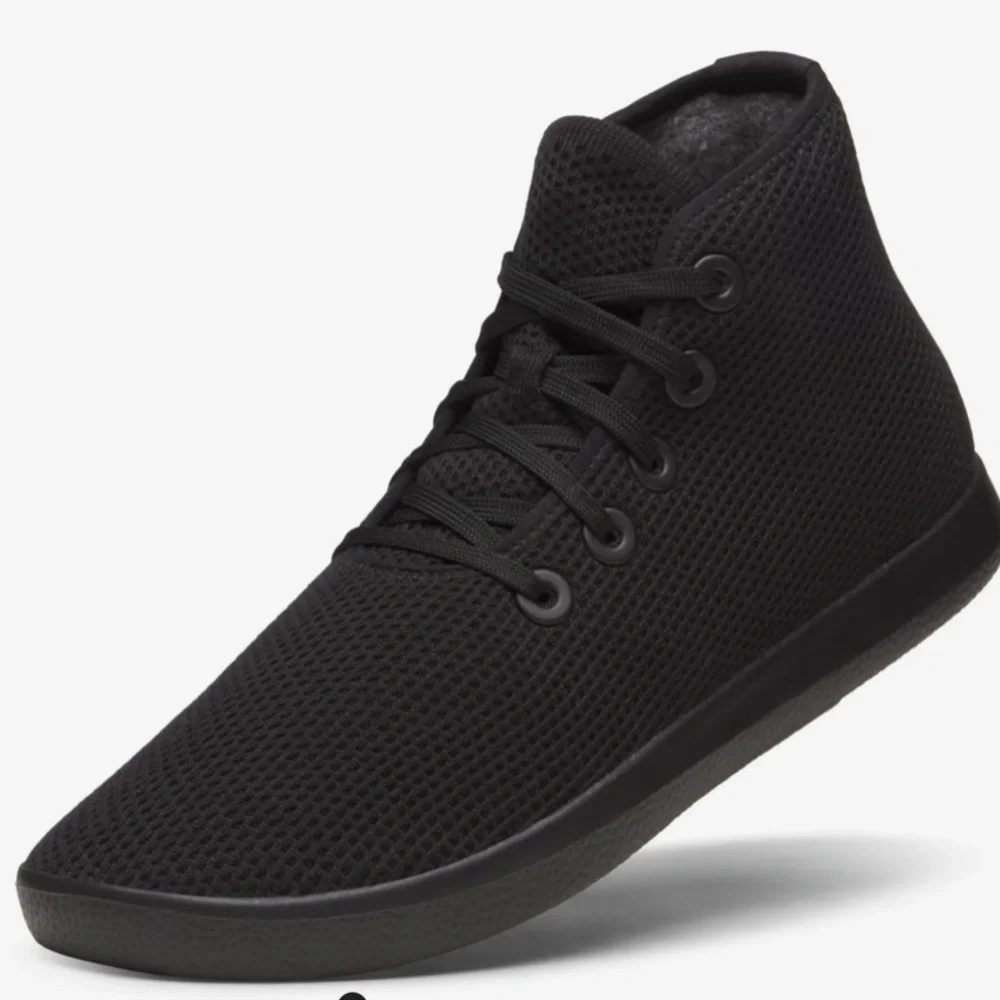 ALLBIRDS WOMENS TREE TOPPERS HIGH TOP SNEAKERS DARK GRAY SIZE 8